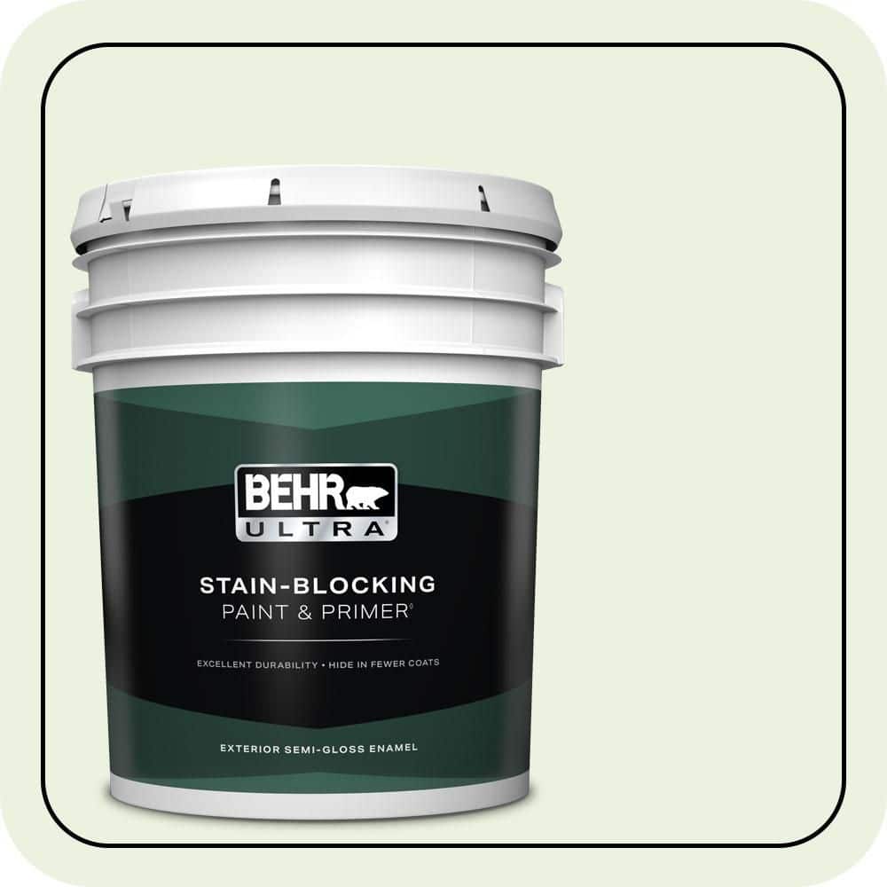 5 gal. #P380-1 Magic Mint Semi-Gloss Enamel Exterior Paint & Primer price history on PriceWatchPro