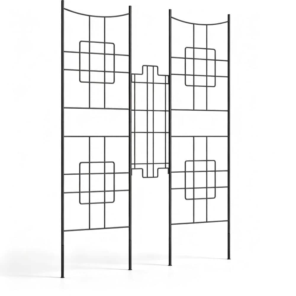 Heavy Duty Metal Garden Trellis Arch – Rustproof Black Plant Support for Climbing Roses, Easy Assembly, 5.5 FT, 1 Pack price history on PriceWatchPro