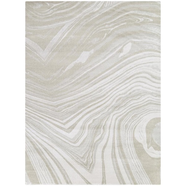 BALTA Jarrell Taupe 8 ft. x 10 ft. Abstract Area Rug