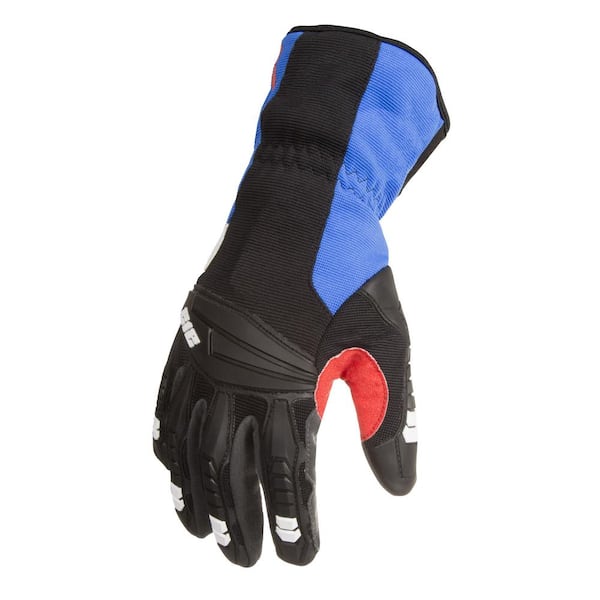 212 Performance Cut Resistant Level 5 Impact Absorbent Winter Work Safety Gloves, Blue