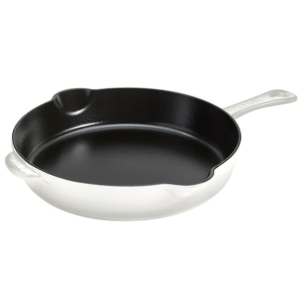 Cast Iron 11 in. Traditional Skillet - White Truffle