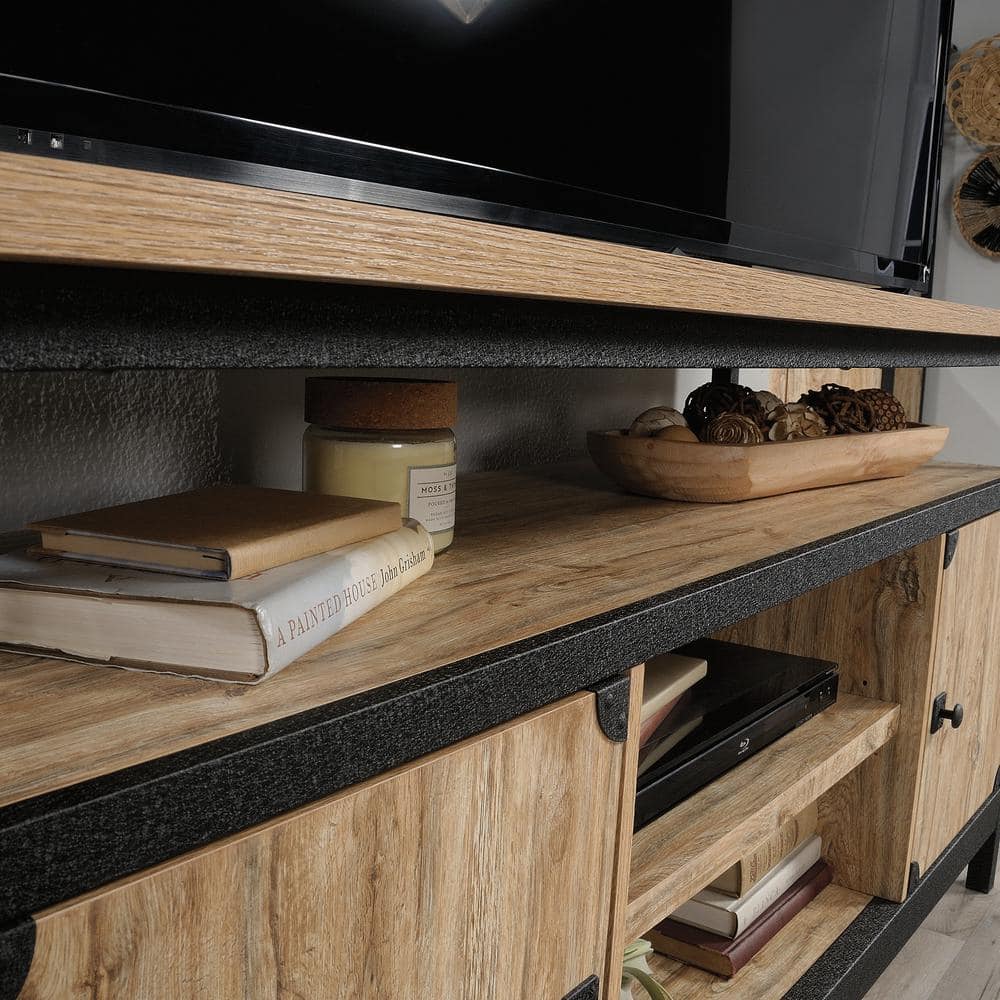 Steel River 60" Milled Mesquite Industrial TV Credenza