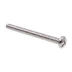Fastenere #12-24 X 1/2" Phillips Oval Head Machine Screws – 18-8 Stainless Steel (Qty 50)