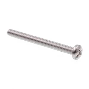 #10-24 x 2 in. Grade 18-8 Stainless Steel Phillips/Slotted Combination Drive Pan Head Machine Screws (50-Pack)