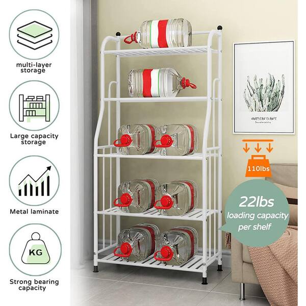 1pc Bathroom 4 Tier Storage Rack, Multifunctional Multi-layer