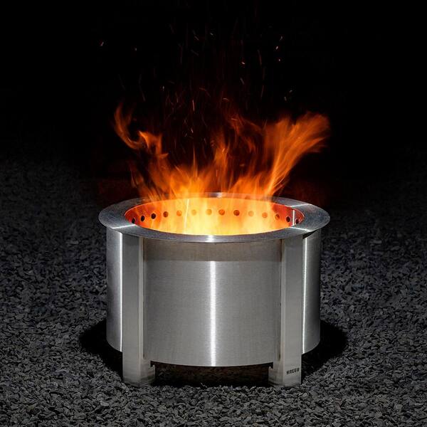 Breeo X Series 19 Smokeless Fire Pit in Stainless Steel BR-X19S - The ...