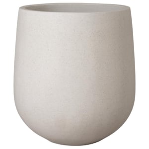12, 17, 22, 28 in. H Terrazzo White Ceramic Opus Planters S/4