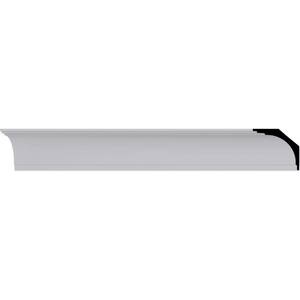 4-3/4 in. x 4-1/4 in. x 94-1/2 in. Polyurethane Bradford Traditional Smooth Crown Moulding