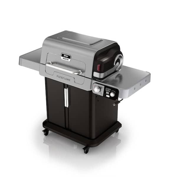NINJA FlexFlame Plus 3-Burner Outdoor Cooking BBQ, 5-in-1 Propane
