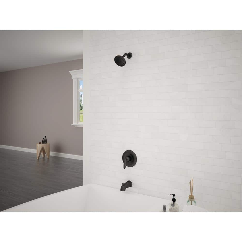 Majestic Oil-Rubbed Bronze Wall-Mount Tub and Shower Faucet