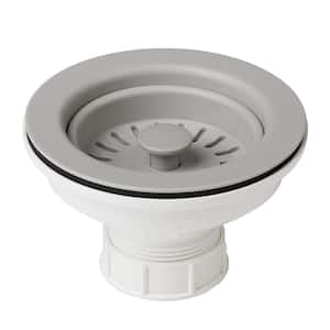 Lasco Hollow 1-3/8 In. White Sink Rubber Drain Stopper - Power