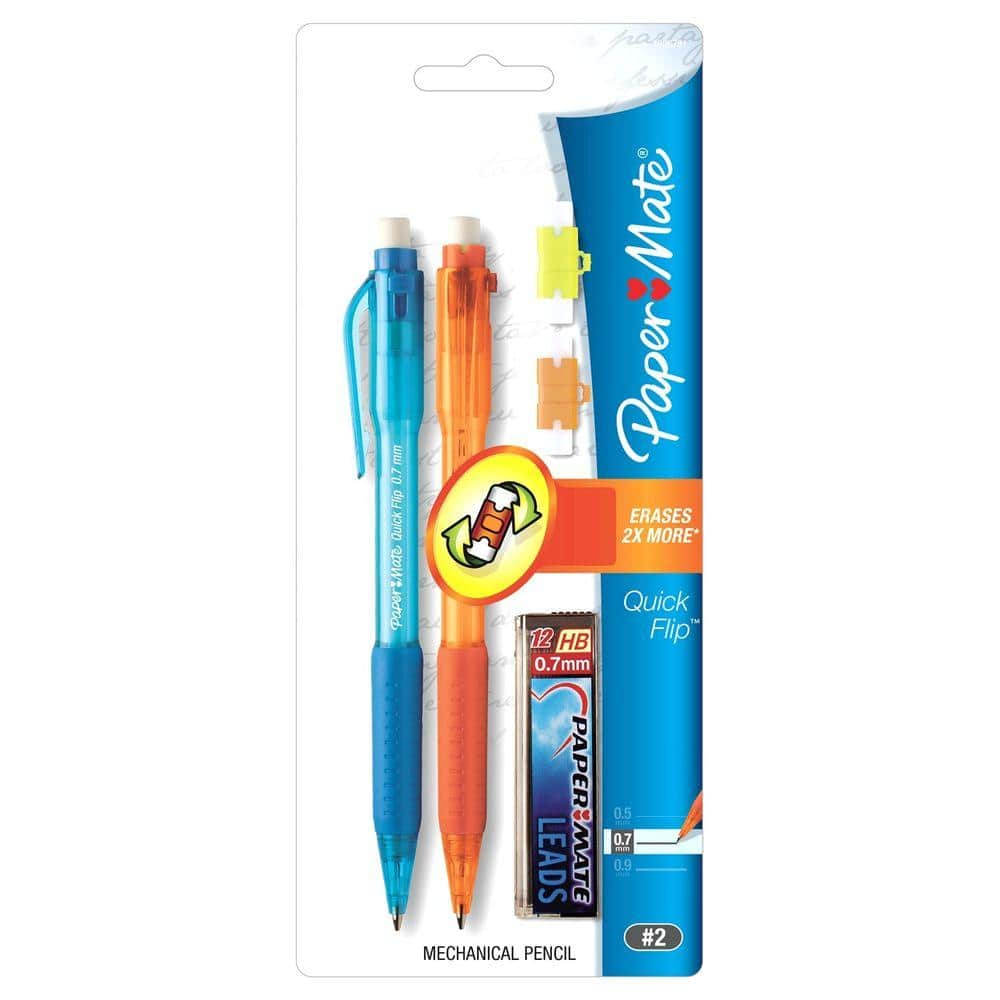 Paper Mate Assorted Colors 0.7 mm Mechanical Pencil (Pack of 10) 74403 -  The Home Depot