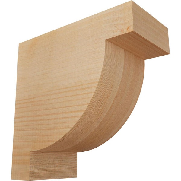 Ekena Millwork 5-1/2 in. x 12 in. x 12 in. Douglas Fir Alpine Smooth Corbel