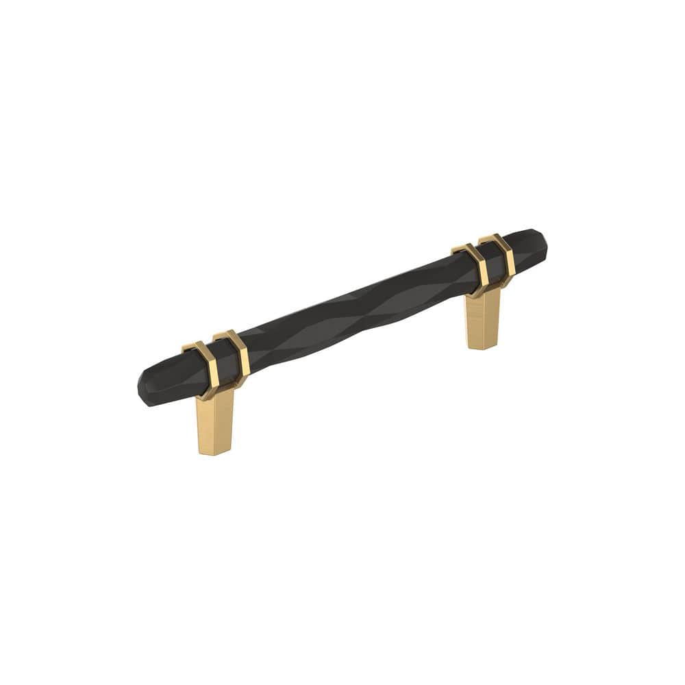London 5-1/16 in. (128mm) Center-to-Center Modern Black Bronze/Champagne Bronze Bar Cabinet Pull price history on PriceWatchPro