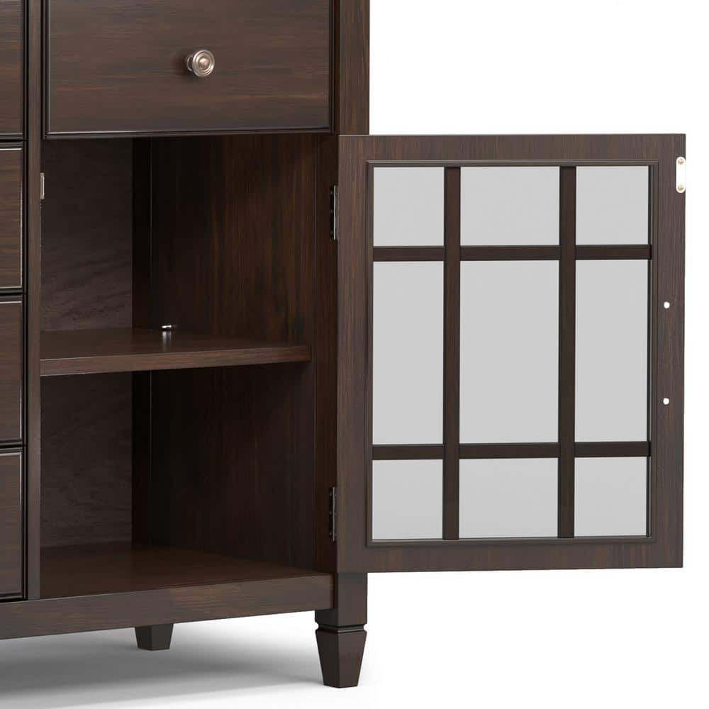 Connaught Chestnut Brown Solid Wood Sideboard Buffet