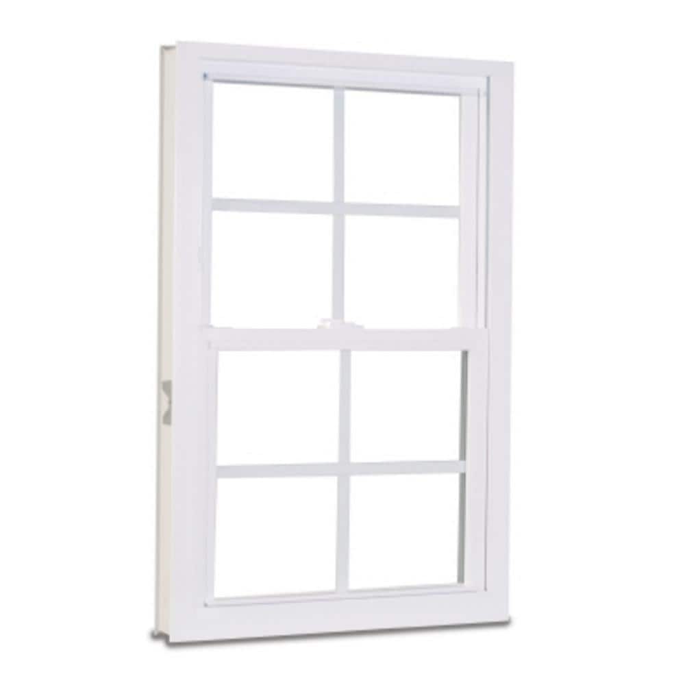 Window Windows Double Pane Hung White Vinyl Replacement American