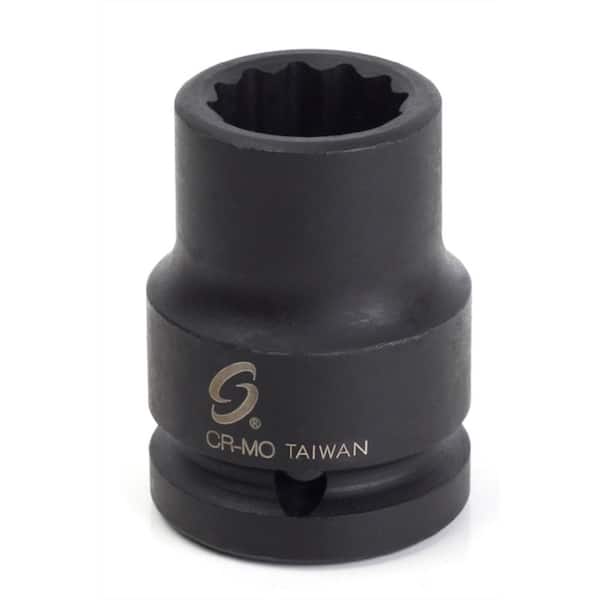 SUNEX TOOLS SOC 16 mm 3/4 Drive Impact 12-Point TW BLK