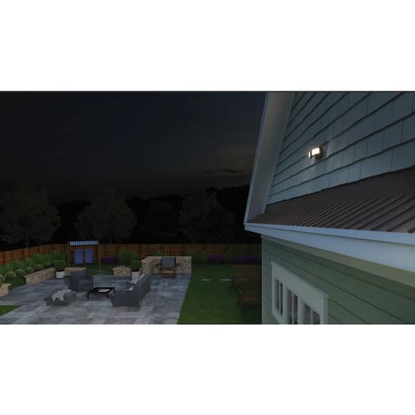 Lithonia Lighting Contractor Select HGX Square Head Adjustable Lumen and Color Temperature Dark Bronze Outdoor integrated LED Flood Light
