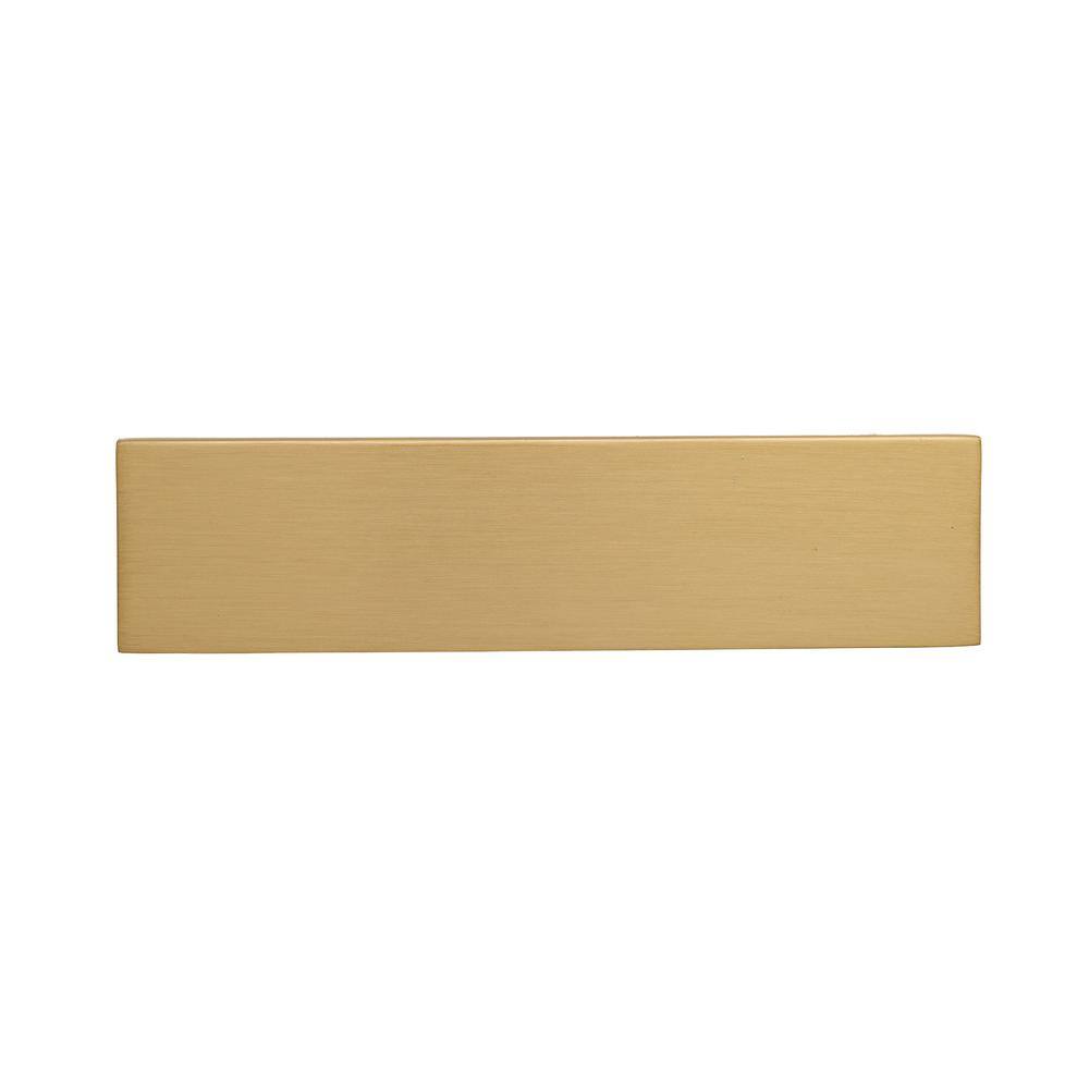 Ethan Satin Brass Rectangular Bar Pull with Mounting Hardware