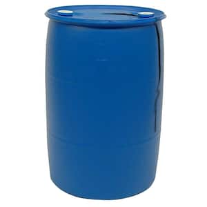 55 Gal. Blue Industrial Plastic Drum