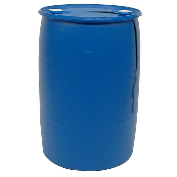 Unbranded 55 Gal. Blue Industrial Plastic Drum