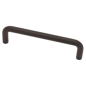 4 in. (102mm) Center-to-Center Matte Black Wire Drawer Pull