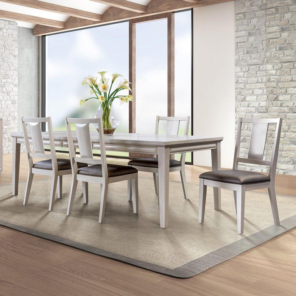 Trunk Dining Table ナチュラル　FLYMEe Amazon.com - AWQM 4-Piece Faux Marble Drop Leaf Dining Table