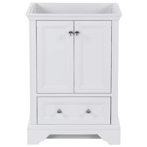 Home Decorators Collection Stratfield 24 In W X 22 D 34 H Bath Vanity Cabinet Only White Sf24 Wh - Home Decorators Collection 3 Piece Vanity Combo 24 Inch