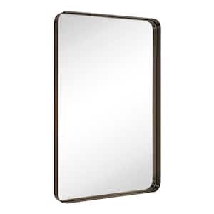 Arthers 24 in. W x 36 in. H Large Rectangular Metal Framed Wall Mounted Bathroom Vanity Mirror in Oil Rubbed Bronze