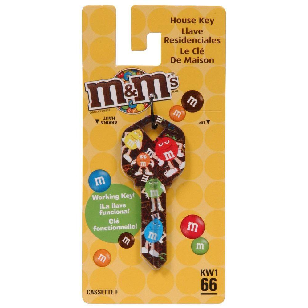 NEW M&M'S CHOCOLATE LIMITED EDITION COLLECTIBLE REVERSIBLE KW1 66 HOUSE KEY! 