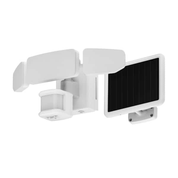 2000 Lumen Solar White Motion Sensing Integrated LED Security Flood Light