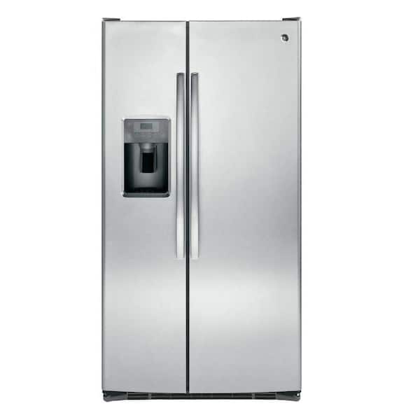 GE 25.3 cu. ft. Side by Side Refrigerator in Stainless Steel, ENERGY STAR