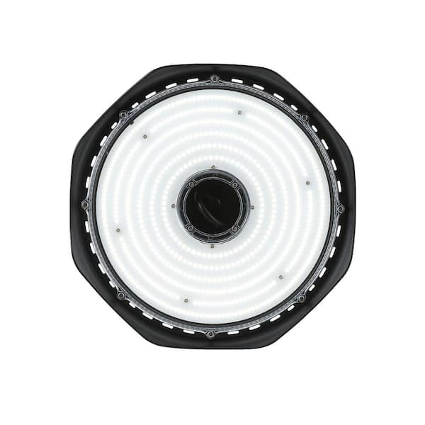 12 Led Motion Sensor High Bay Indoor/outdoor Ceiling Light Black -  Jonathan Y : Target