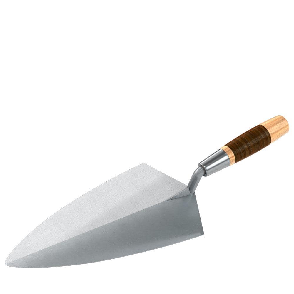 12 in. Keystone Forged Steel Philadelphia Masonry Brick Trowel with Leather Handle price history on PriceWatchPro