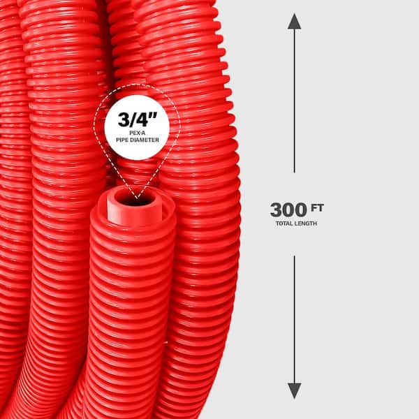 3/4 in. x 300 ft. Red PEX Pipe 3/4 in. x 300 ft. Red PEX Pipe