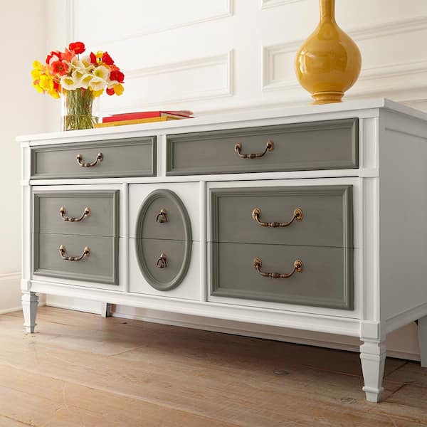 1 qt. #PPU24-04 Burnished Pewter Interior Chalk Decorative Paint