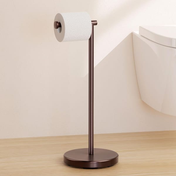 KES Bathroom Freestanding Toilet Paper Holder 26 in. H