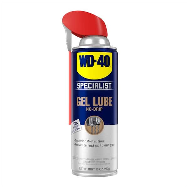 WD-40 Specialist No-Drip Spray & Stay Gel Lubricant Spray with