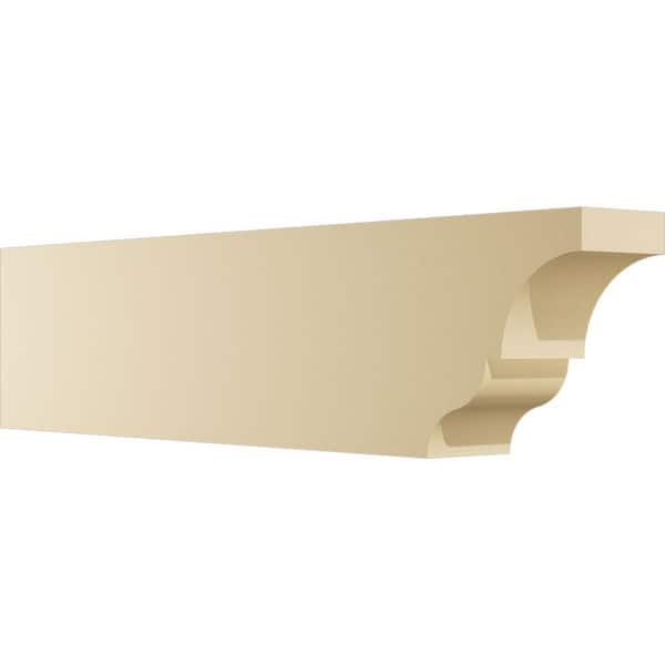 Ekena Millwork 5-in. W x 10-in. H x 42-in. L Standard Asheboro Signature Urethane Rafter Tail, Primed Tan