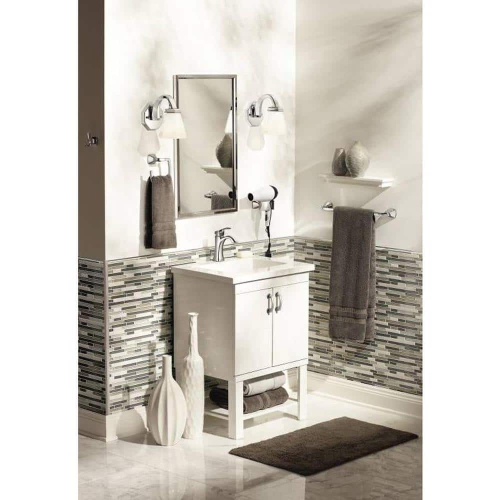 Voss Towel Ring in Brushed Nickel