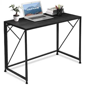 19.68" Rectangular Black Wood Home Computer Desk Office Writing Table