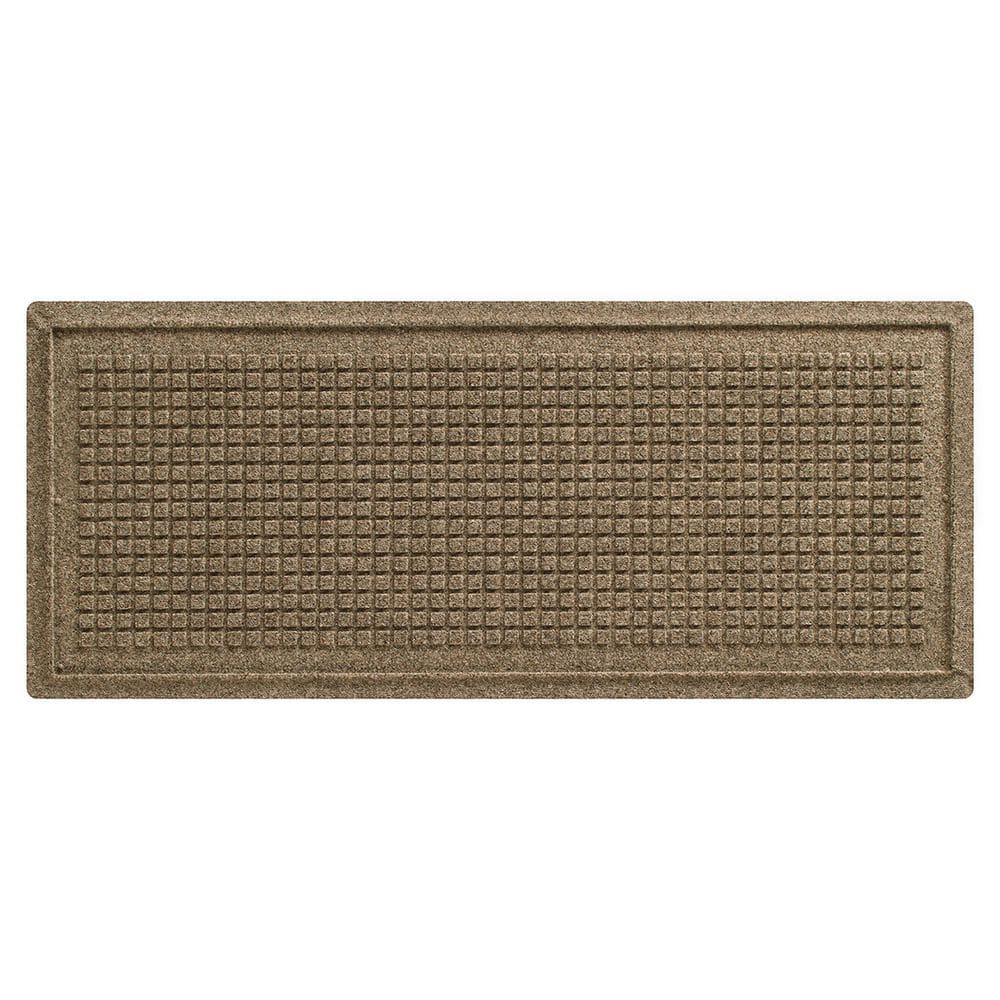 Waterhog Squares 15 in. x 36 in. PET Polyester Indoor Outdoor Boot Tray Camel price history on PriceWatchPro