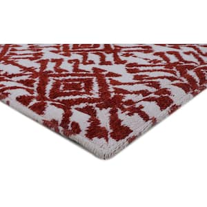 Rancho Red 20 in. x 36 in. Kitchen Mat