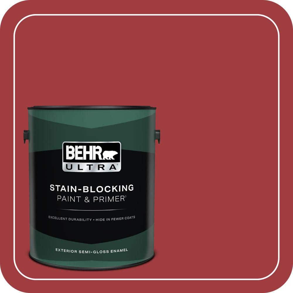 1 gal. #S-G-150 Ruby Ring Semi-Gloss Enamel Exterior Paint & Primer price history on PriceWatchPro