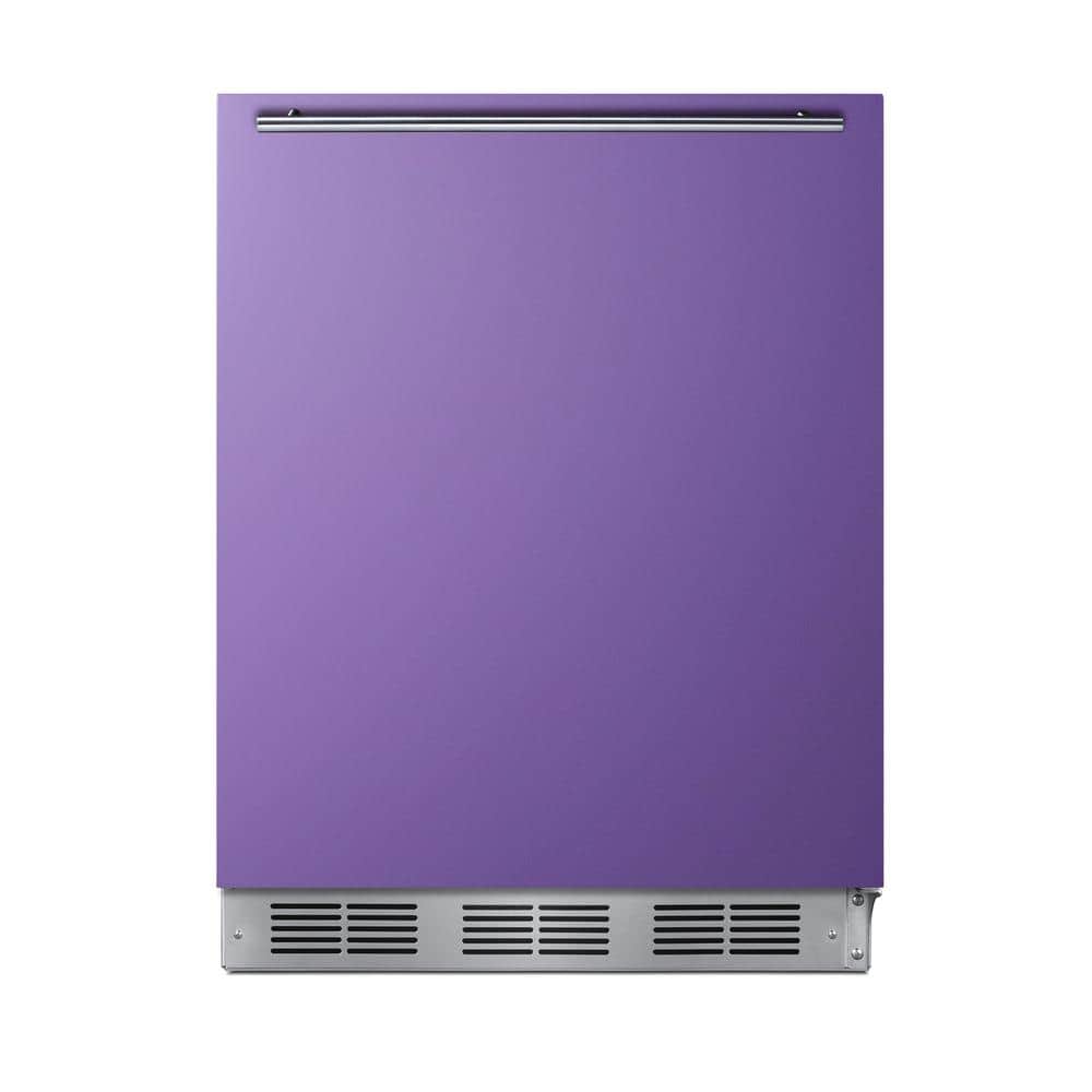 24 in. W 5.5 cu. ft. Freezerless Refrigerator in Purple