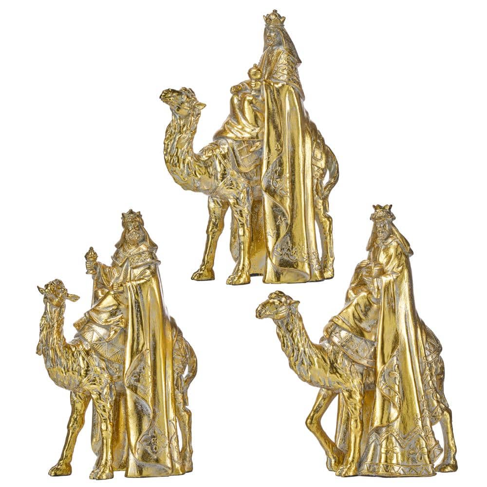 "11"" Resin Gilded Three Kings Set of 3" price history on PriceWatchPro