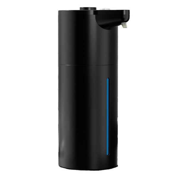 Black Automatic Soap Dispenser Touchless Hands-Free Adjustable Volume Clog-Free for Kitchen Bathroom Modern