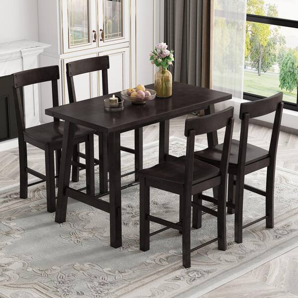 wood and metal dining room sets