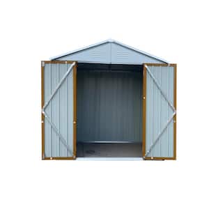 4 ft. W x 6 ft. D Metal Shed with Double Door (24 sq. ft.)