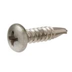 #8 x 1-1/2 in. Phillips Pan Head Zinc Plated Sheet Metal Screw (50-Pack)